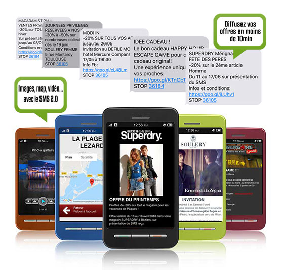 Campagne SMS enrichi