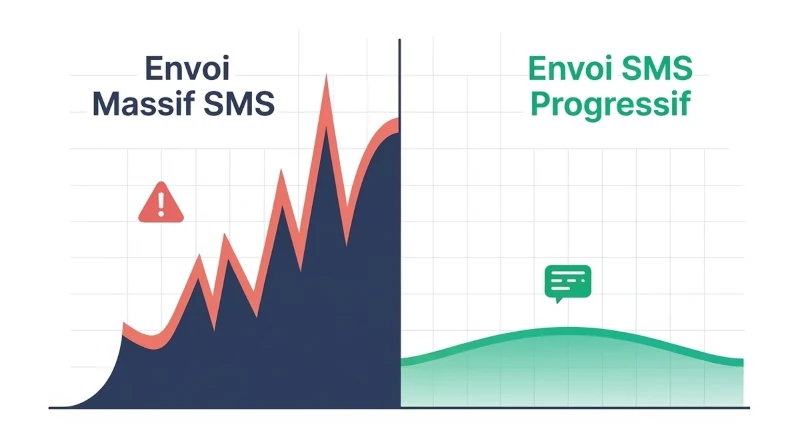 Envoi SMS en masse : éviter la saturation (standard, site, appels)