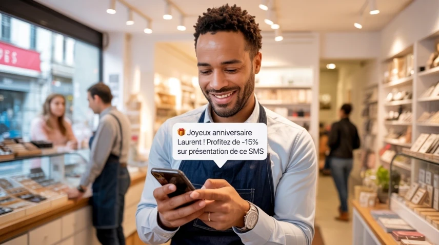 Fidélisation : SMS d'anniversaire