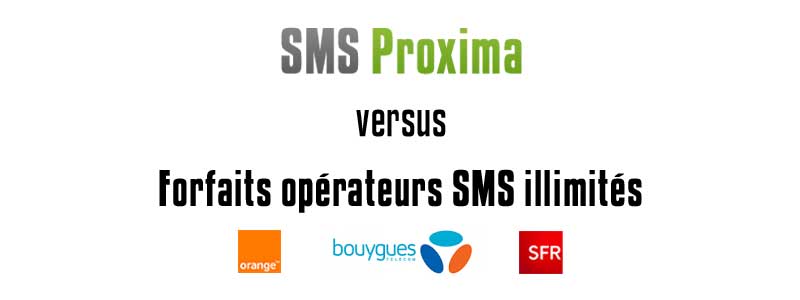 SMS PRO vs Forfaits illimités des opérateurs
