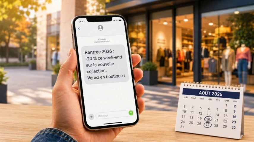 Illustration : Exemples de SMS et idées marketing pour la rentrée 2026